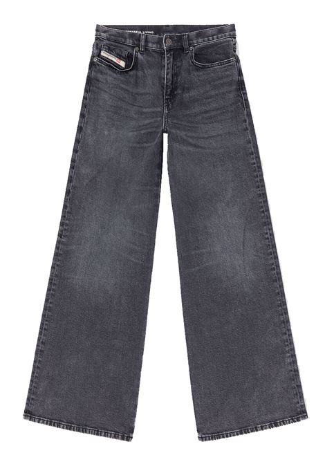 jeans flare 1978 d-akemi donna neri DIESEL | A03624 0CLBG02